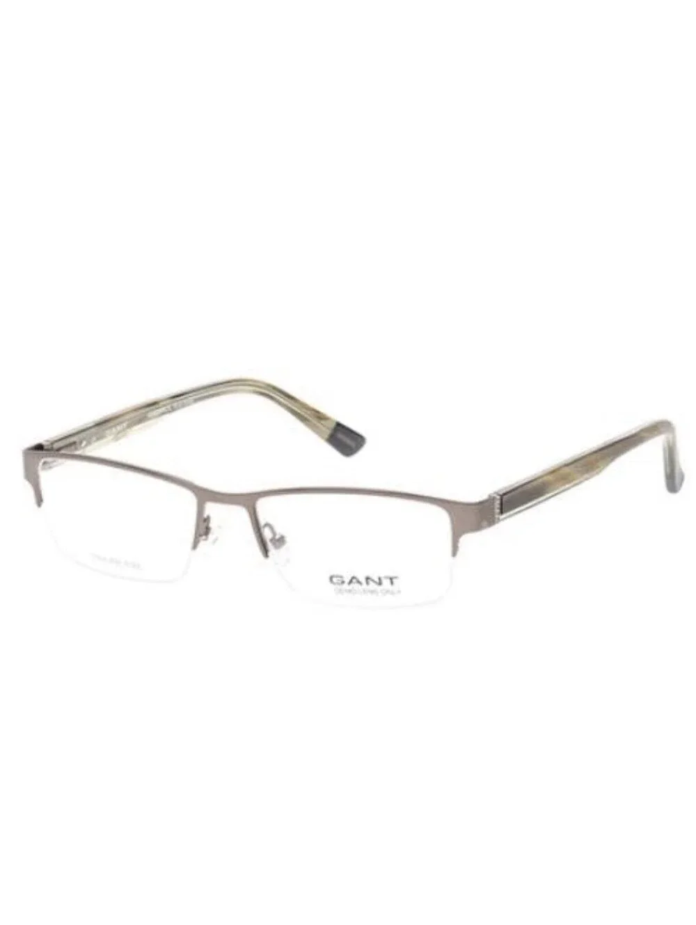 GANT Men's Half Rim Gunmetal (009) GA3071 Eyeglass Frames 57-17-145 NEW